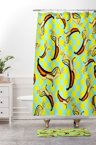 Ali Gulec El Banana Shower Curtain And Mat
