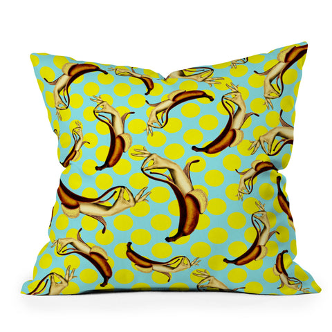 Ali Gulec El Banana Throw Pillow