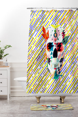 Ali Gulec El Nuovo Shower Curtain And Mat