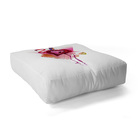 Ali Gulec Flamingo Pals Floor Pillow Square