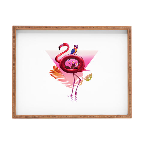 Ali Gulec Flamingo Pals Rectangular Tray