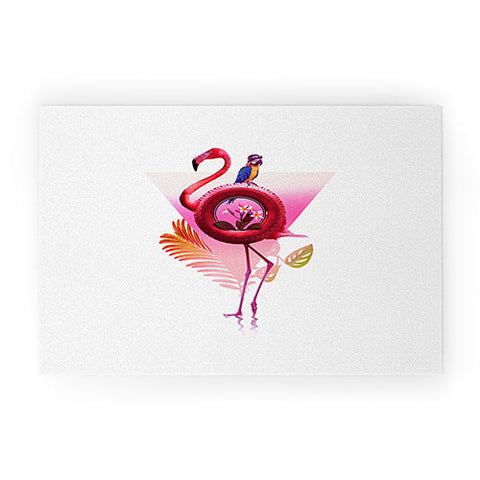 Ali Gulec Flamingo Pals Welcome Mat