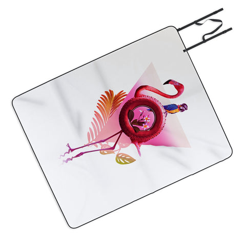 Ali Gulec Flamingo Pals Picnic Blanket