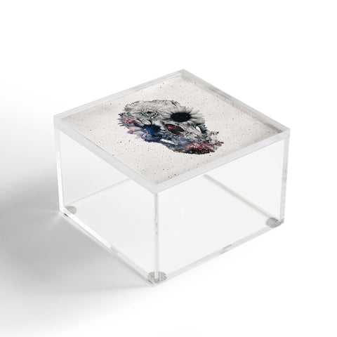Ali Gulec Floral Skull 2 Acrylic Box