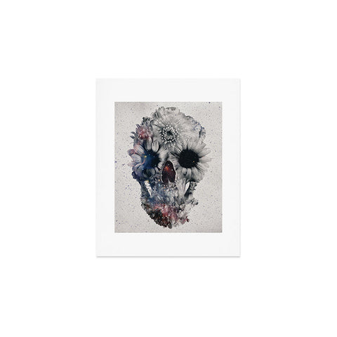 Ali Gulec Floral Skull 2 Art Print