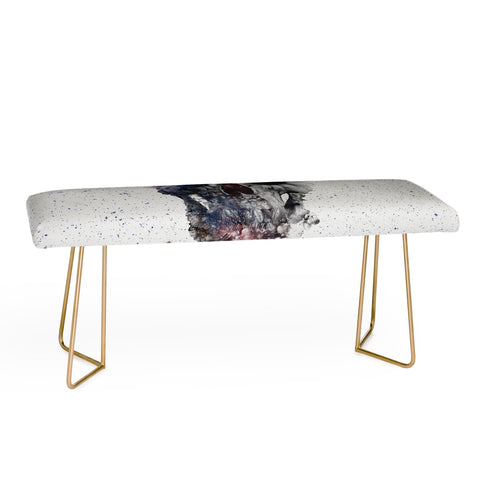 Ali Gulec Floral Skull 2 Bench