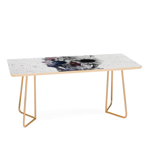 Ali Gulec Floral Skull 2 Coffee Table