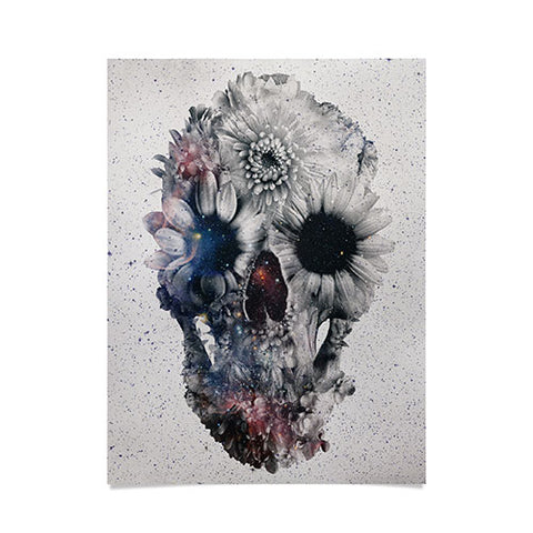 Ali Gulec Floral Skull 2 Poster