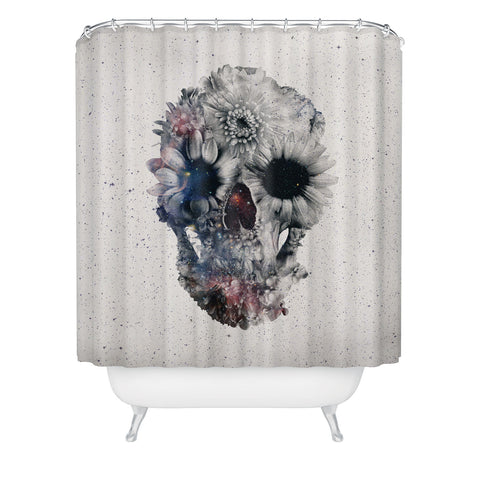 Ali Gulec Floral Skull 2 Shower Curtain