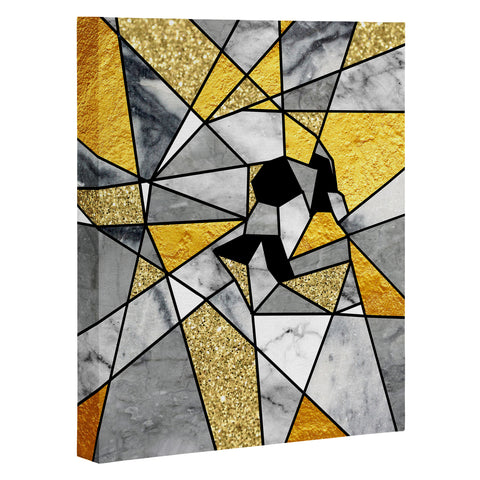 Ali Gulec Fragment Skull Art Canvas