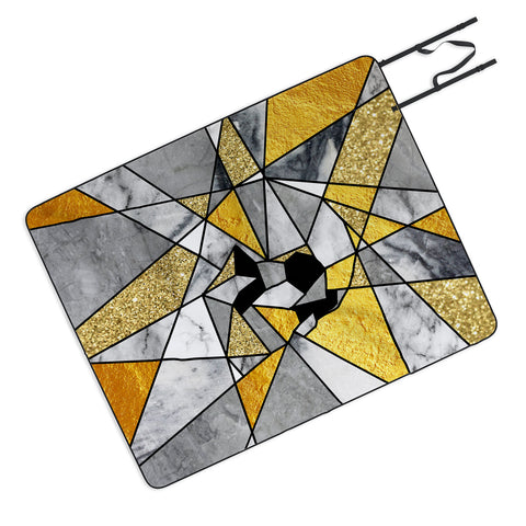 Ali Gulec Fragment Skull Picnic Blanket