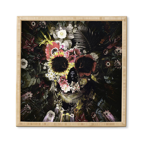 Ali Gulec Garden Skull Framed Wall Art