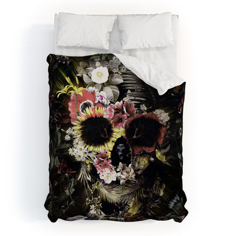 Ali Gulec Garden Skull Duvet Cover