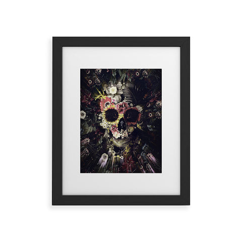 Ali Gulec Garden Skull Framed Art Print