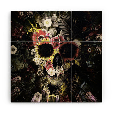 Ali Gulec Garden Skull Wood Wall Mural
