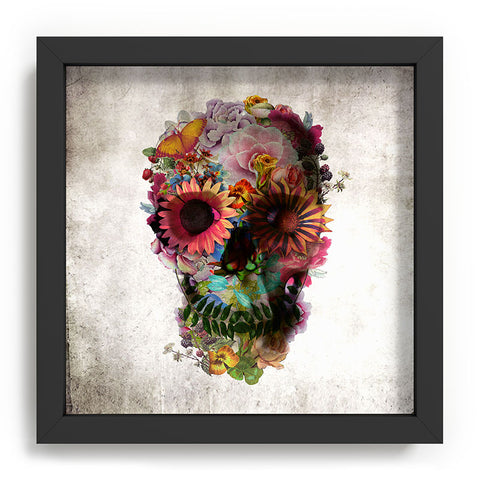 Ali Gulec Gardening Floral Skull Recessed Framing Square