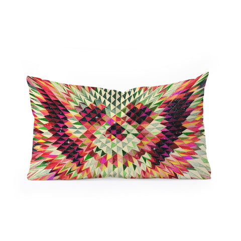 Ali Gulec Geo Skull Oblong Throw Pillow
