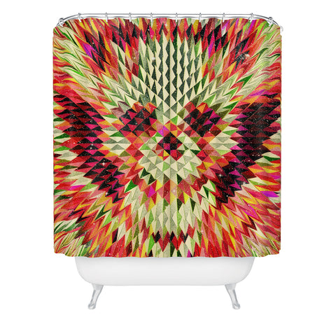 Ali Gulec Geo Skull Shower Curtain
