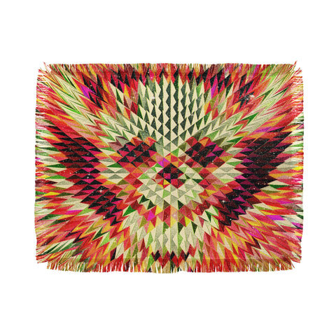 Ali Gulec Geo Skull Throw Blanket