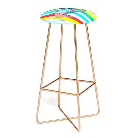 Ali Gulec Glitch Skull Bar Stool