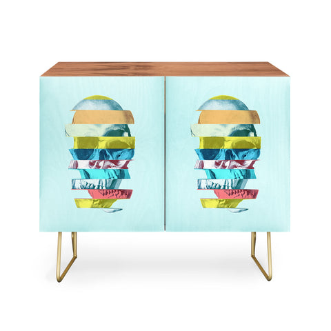 Ali Gulec Glitch Skull Credenza