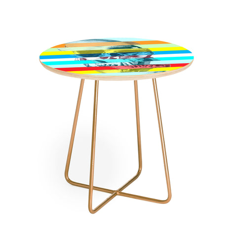 Ali Gulec Glitch Skull Round Side Table