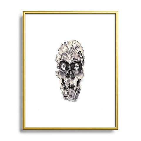 Ali Gulec Home Taping Is Dead Metal Framed Art Print