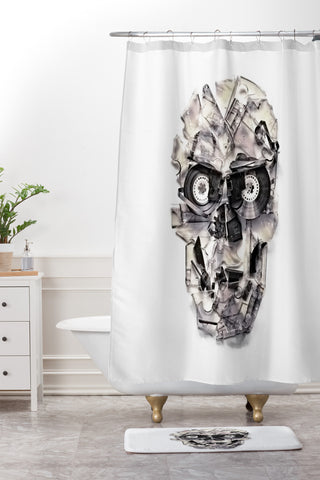 Ali Gulec Home Taping Is Dead Shower Curtain And Mat