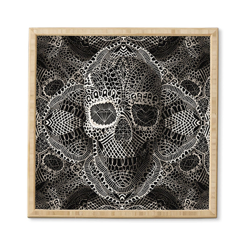 Ali Gulec Lace Skull Framed Wall Art