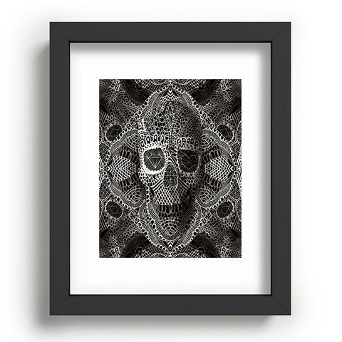 Ali Gulec Lace Skull Recessed Framing Rectangle