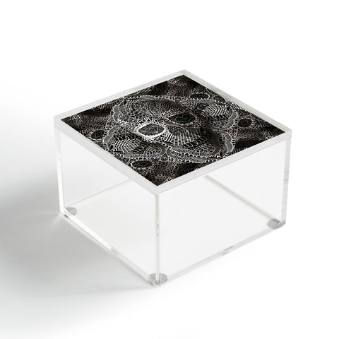 Ali Gulec Lace Skull Acrylic Box