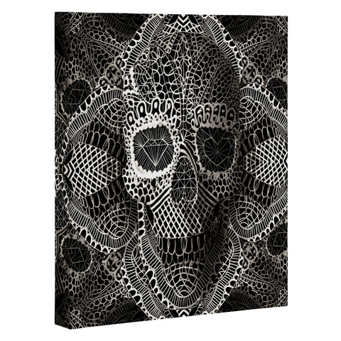 Ali Gulec Lace Skull Art Canvas