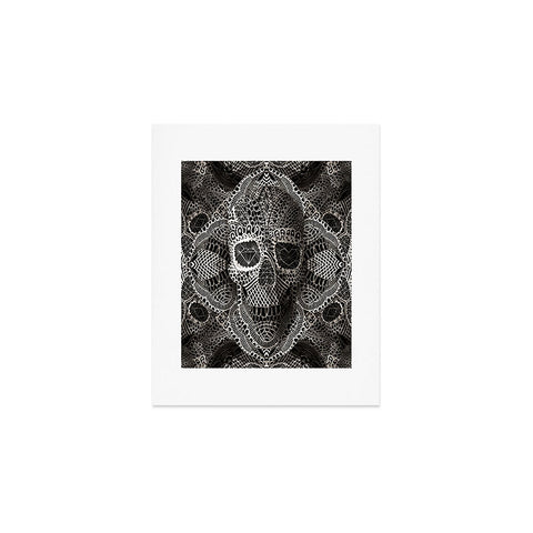 Ali Gulec Lace Skull Art Print