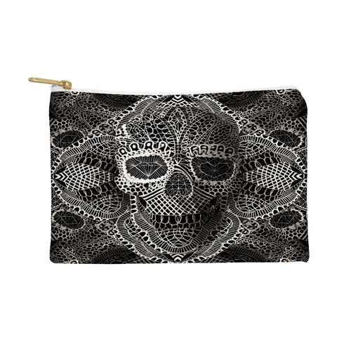 Ali Gulec Lace Skull Pouch