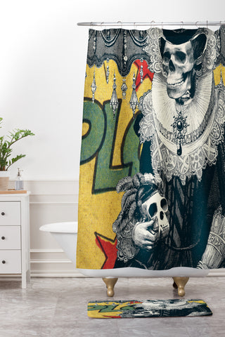 Ali Gulec Lady Shower Curtain And Mat