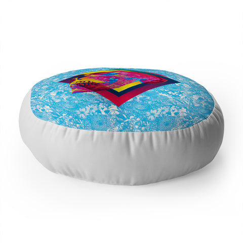 Ali Gulec Lifeful Skull Floor Pillow Round