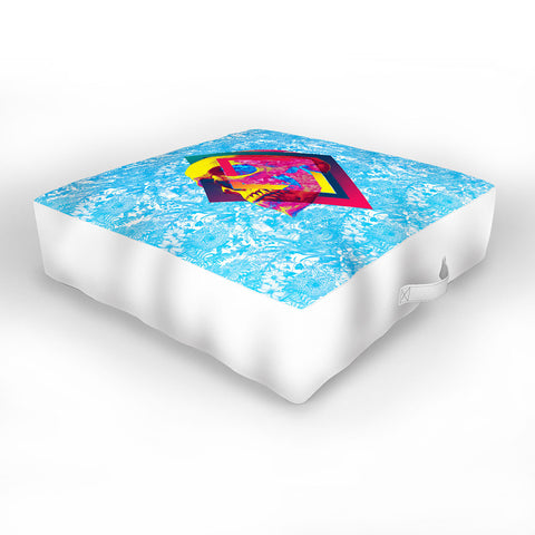 Ali Gulec Lifeful Skull Outdoor Floor Cushion