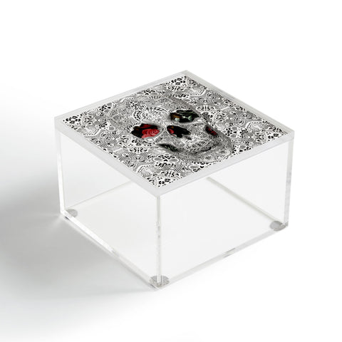 Ali Gulec Light Lace Skull Acrylic Box