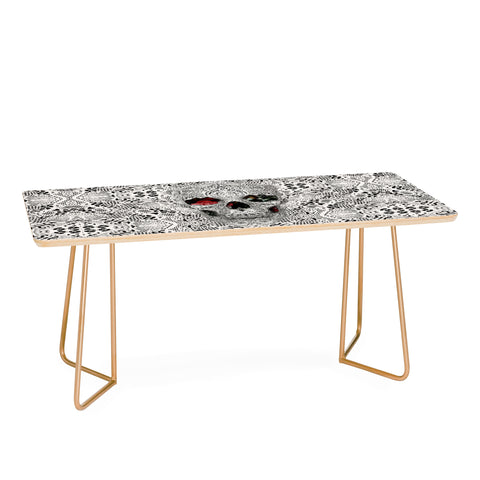 Ali Gulec Light Lace Skull Coffee Table