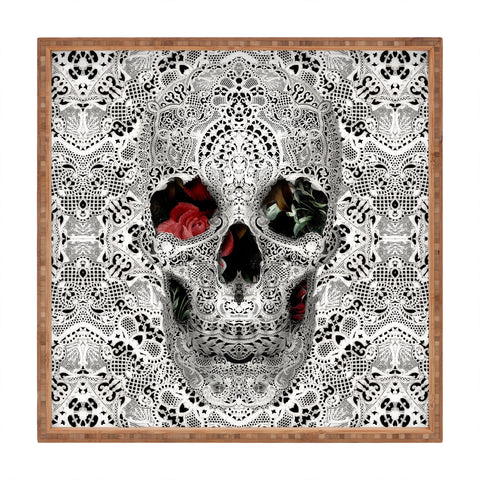Ali Gulec Light Lace Skull Square Tray