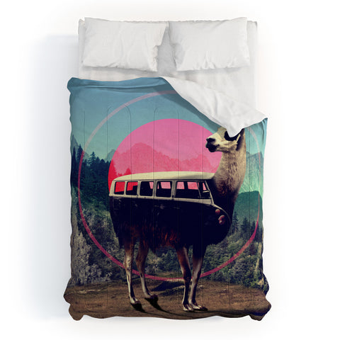 Ali Gulec Llama Van Comforter