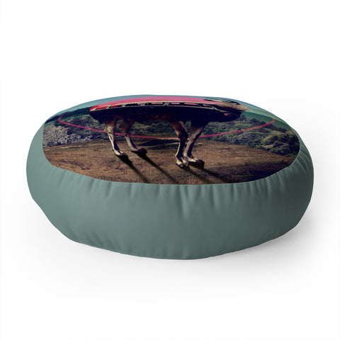 Ali Gulec Llama Van Floor Pillow Round