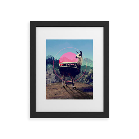 Ali Gulec Llama Van Framed Art Print