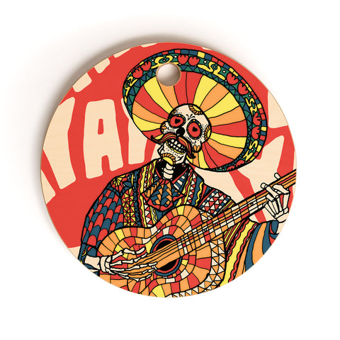 Ali Gulec Mariachi Cutting Board Round