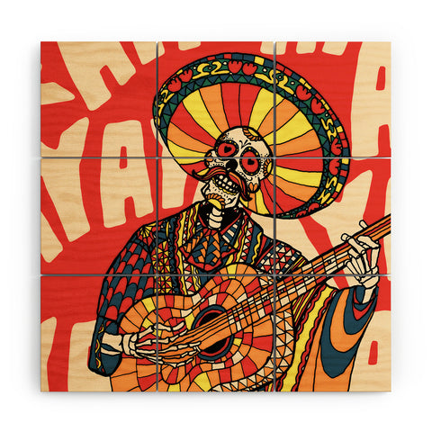 Ali Gulec Mariachi Wood Wall Mural