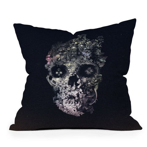 Ali Gulec Metamorphosis Skull Throw Pillow