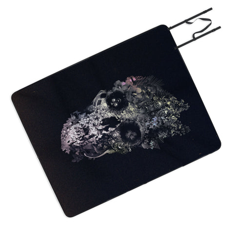 Ali Gulec Metamorphosis Skull Picnic Blanket