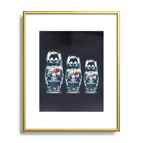 Ali Gulec Nesting Doll Metal Framed Art Print