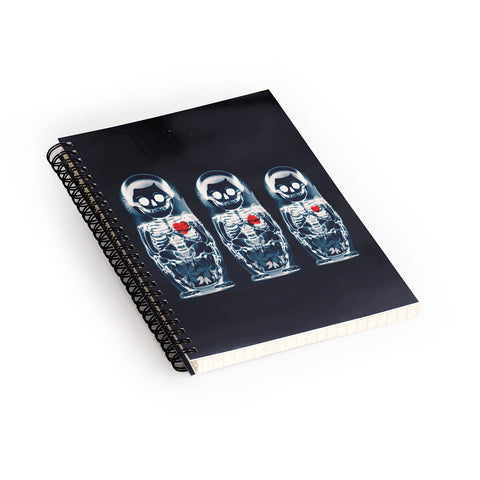 Ali Gulec Nesting Doll Spiral Notebook