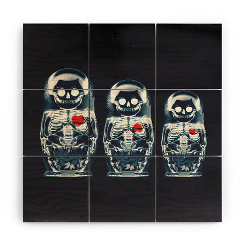 Ali Gulec Nesting Doll Wood Wall Mural